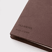 Vel Write-Notebook Brown Regular Size