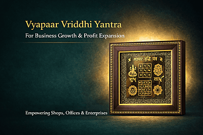 Vyapar Vruddhi Yantra — Pyrite Photo Frame