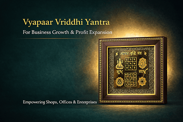 Vyapar Vruddhi Yantra — Pyrite Photo Frame