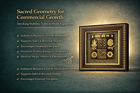 Vyapar Vruddhi Yantra — Pyrite Photo Frame