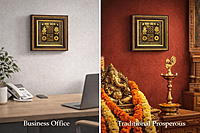 Vyapar Vruddhi Yantra — Pyrite Photo Frame