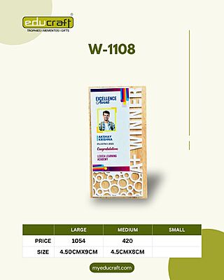 W-1108L (4.5"X9"X1.5") 18%