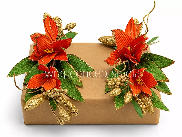 Tangerine Lily Luxe Bunches – Pack of 4