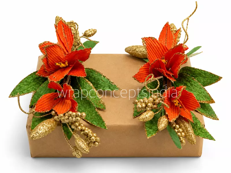 Tangerine Lily Luxe Bunches – Pack of 4