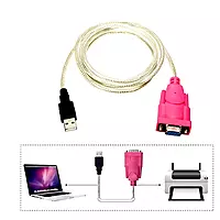 USB To Serial DB9 Male (9 Pin) RS232 Cable Adapter