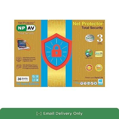 Net Protector Total Security Gold 2023 Antivirus - 1 PC 3 Years (Email Delivery) Net Protector Total Security Gold 2023 Antivirus - 1 PC 3 Years (Email Delivery)