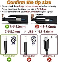 Laptop Adapter 130W 19.5V-6.7A For HP (Pin Size 7.4*5.0mm) - Compatible Laptop Adapter 130W 19.5V-6.7A For HP (Pin Size 7.4*5.0mm) - Compatible