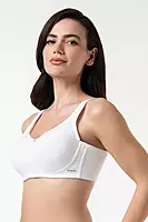 Amante Cotton Smooth Back Solid Non Padded Non-Wired Support Bra 93301