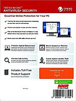 Trend Micro Antivirus + Security Latest Version (Windows) - 1 User, 1 Year (Email Delivery)