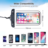 WATERPROOF POUCH FOR TRANSPARENT MOBILE COVER HEAVY WATERPROOF POUCH FOR TRANSPARENT MOBILE COVER HEAVY