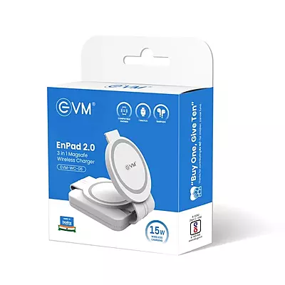 WIRELESS CHARGER EVM ENPAD 2.0 3 IN 1 WC-06