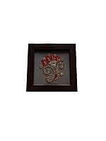 Zardozi Palash Wooden Coaster (Set of 2)