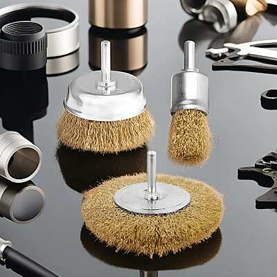 WADFOW 3 PCS WIRE BRUSH SET WCE6402 WADFOW 3 PCS WIRE BRUSH SET WCE6402