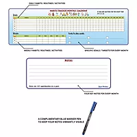 Tamil Monthly Wall Calendar 2027, Habit Tracker, 6 Sheeter, 100GSM Art Paper, Medium (14x19 inch), Design No. 02