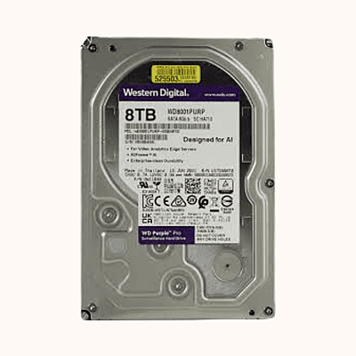 WD 8TB Surveillance Hard Drive(WD8001PURP)