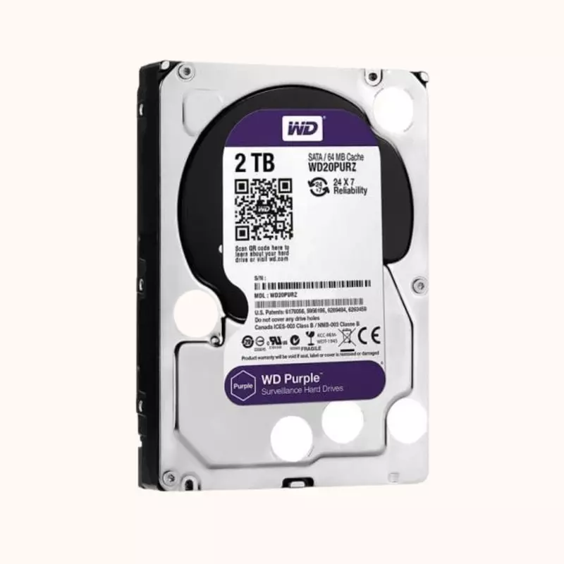 WD Purple 2TB Hard Disk Drive (WD20PURZ )