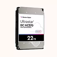WD Ultrastar HC570 22TB 7200RPM 3.5'' Desktop HDD 0F48159- WUH722222ALE604