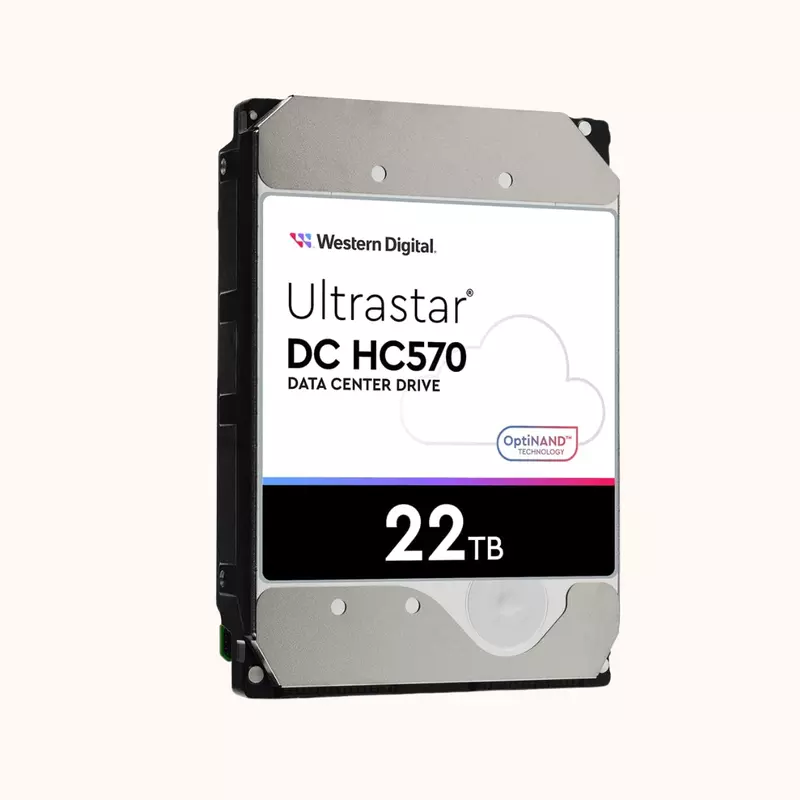 WD Ultrastar HC570 22TB 7200RPM 3.5'' Desktop HDD 0F48159- WUH722222ALE604