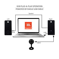 JBL Commercial WFH100 USB Mic & Speaker Bundle