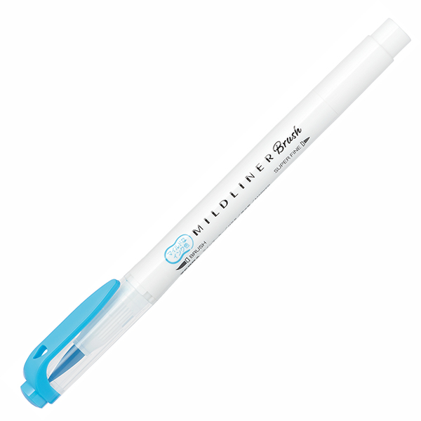Zebra Mildliner Brush Mild Cyan