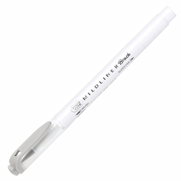 Zebra Mildliner Brush Mild Gray