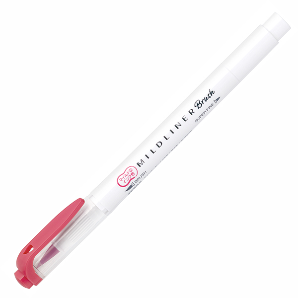 Zebra Mildliner Brush Mild Red