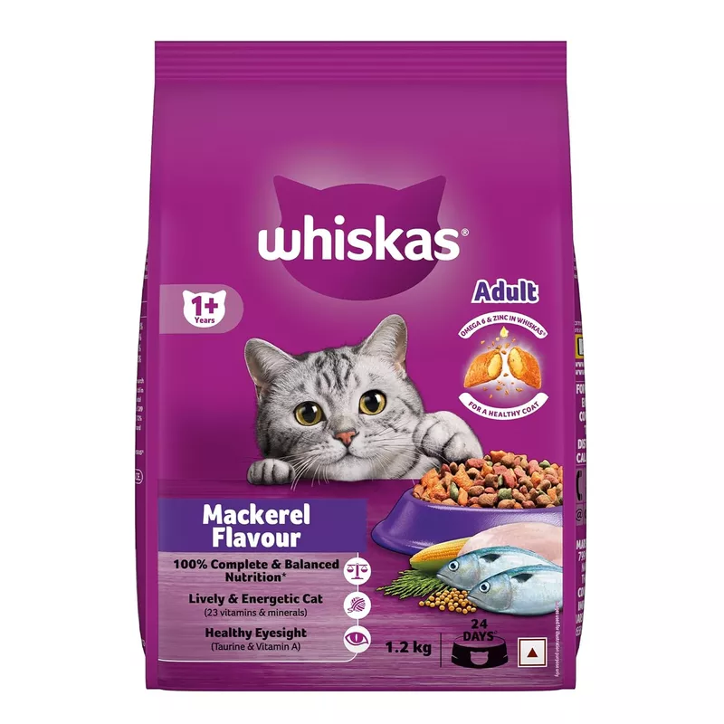Whiskas Mackerel Adult Cat Dry Dood