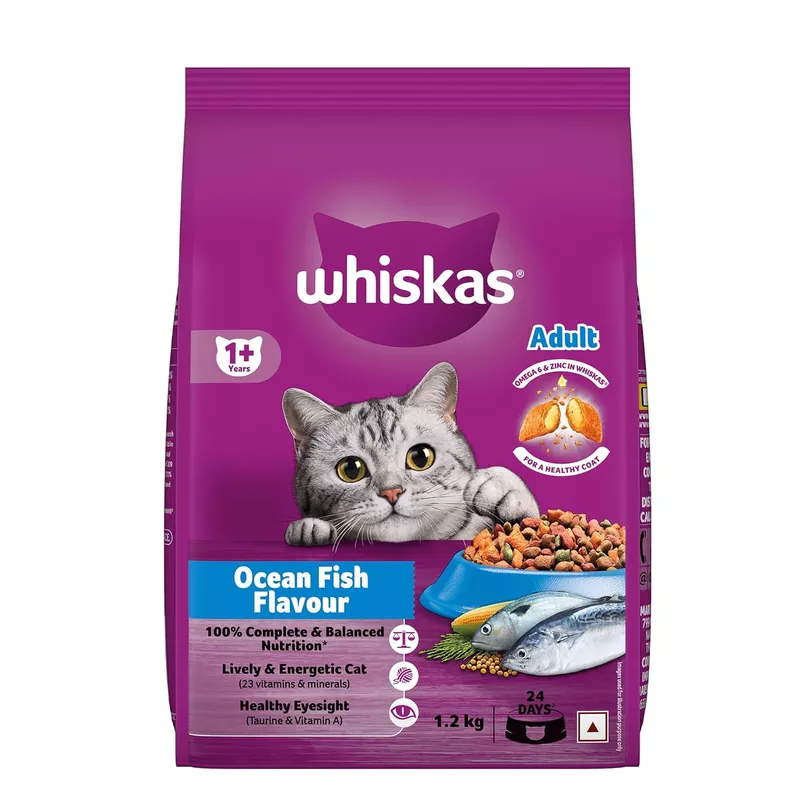 Whiskas Ocean Fish Adult Cat Dry Food