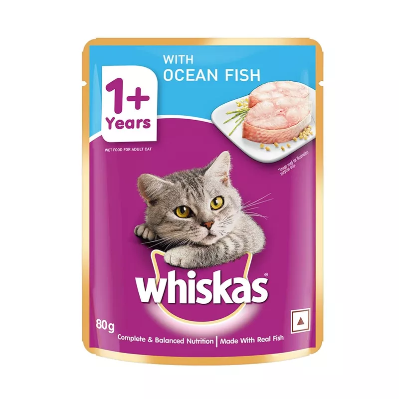 Whiskas Ocean Fish Gravy Adult Cat Wet Food