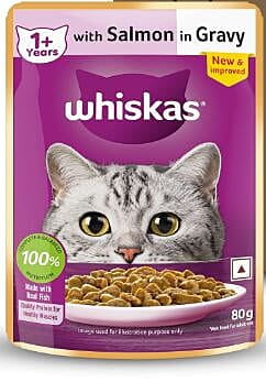 Whiskas Salmon in Gravy Adult Cat Wet Food