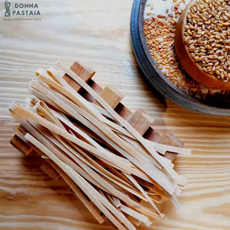 Whole Wheat Fettuccine - Donna Pastaia