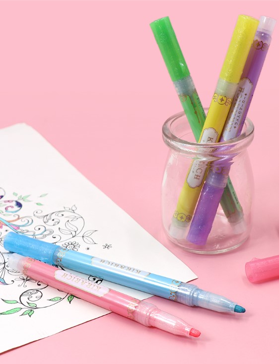 Zebra Kirarich Shining Highlighter 5 color set