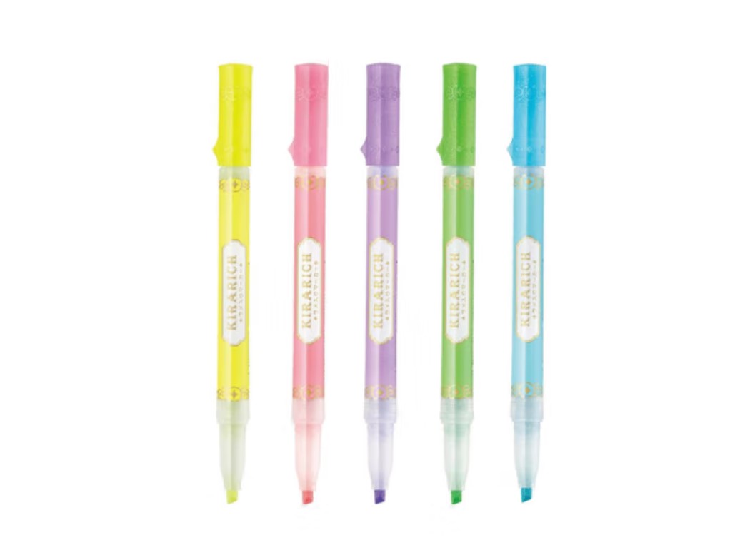 Zebra Kirarich Shining Highlighter 5 color set