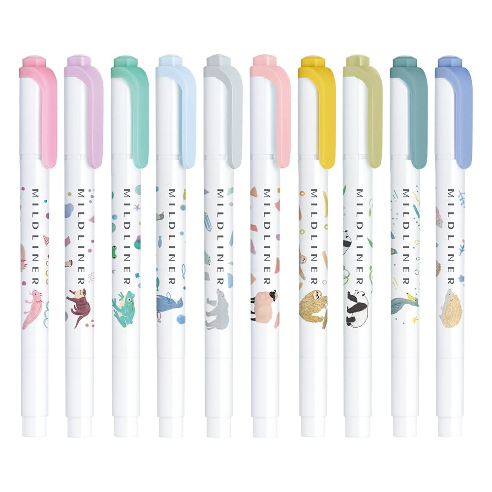 Zebra Mildliners Animal Series Limited Edition WKT7-AS10C