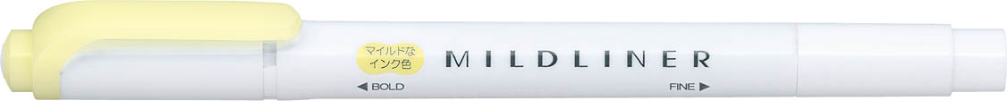 Zebra Midliner Mild Yellow WKT7-MY