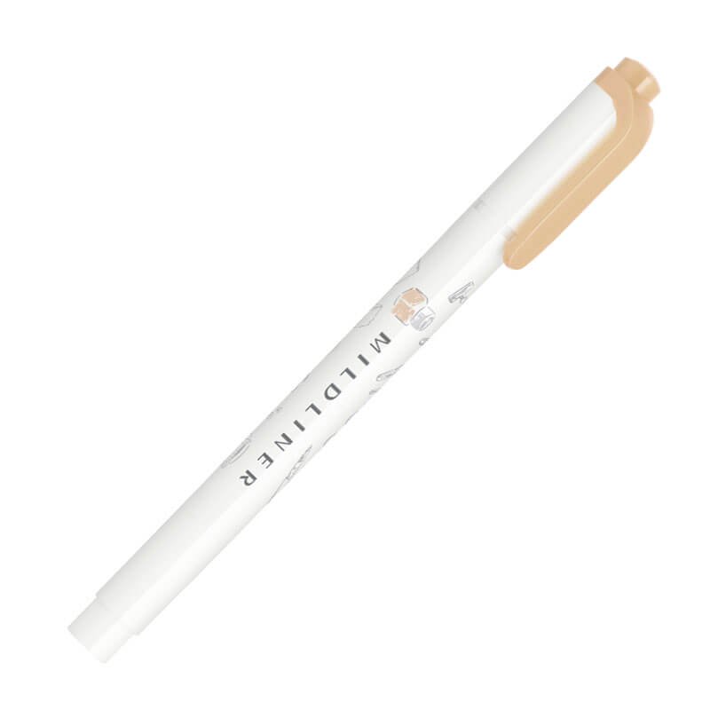 Zebra Mildliner White Series Mild Beige