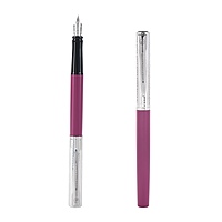 Waterman Gift Set - Allure Deluxe Pink "Fine" Fountain Pen with Waterman Blue Notebook