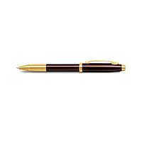 Sheaffer 100 9370 Glossy Coffee Brown with PVD Gold-Tone Trim Rollerball Pen