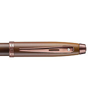 Sheaffer 100 9374 Coffee Edition Matt Brown with Regal Brown PVD Trims Rollerball Pen
