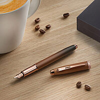 Sheaffer 100 9374 Coffee Edition Matt Brown with Regal Brown PVD Trims Fountain Pen – Medium Nib