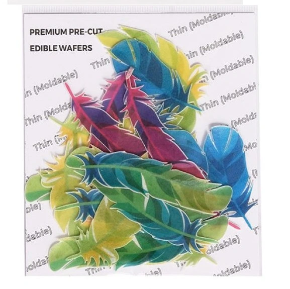 Edible wafer cuts WPC053