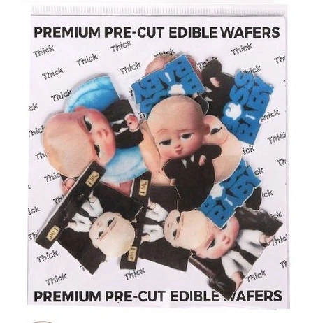 Edible wafer cuts WPC060
