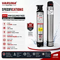 WW 2L(LHH) 1.5 HP 14 STAGE SP WF DOL NR NV ISI 32 AL SPECTRA SSSM (98926)