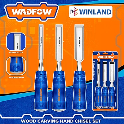 Wadfow 3 Pcs Wood Chisel Set WWC2203 Wadfow 3 Pcs Wood Chisel Set WWC2203