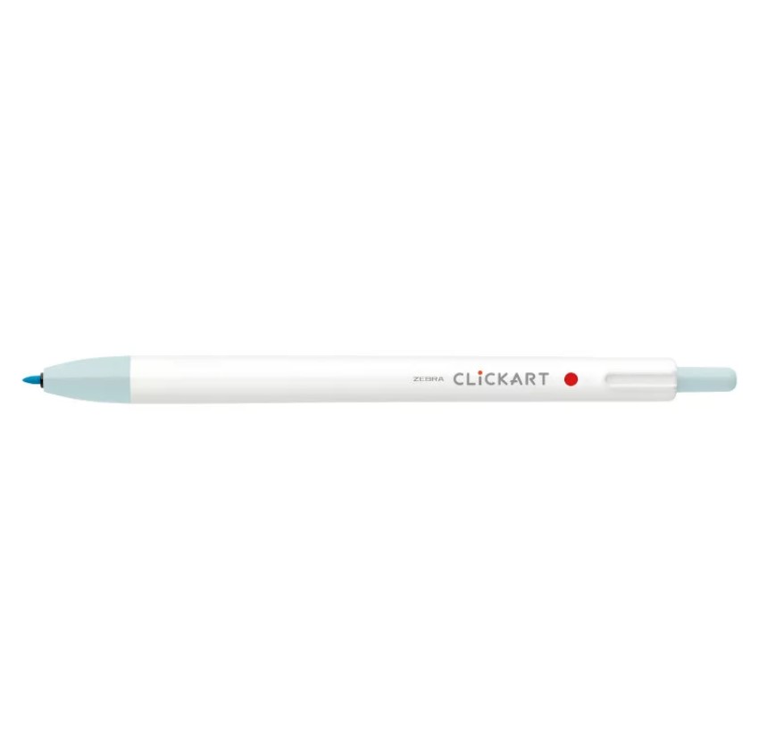 Zebra Click Art Powder Blue