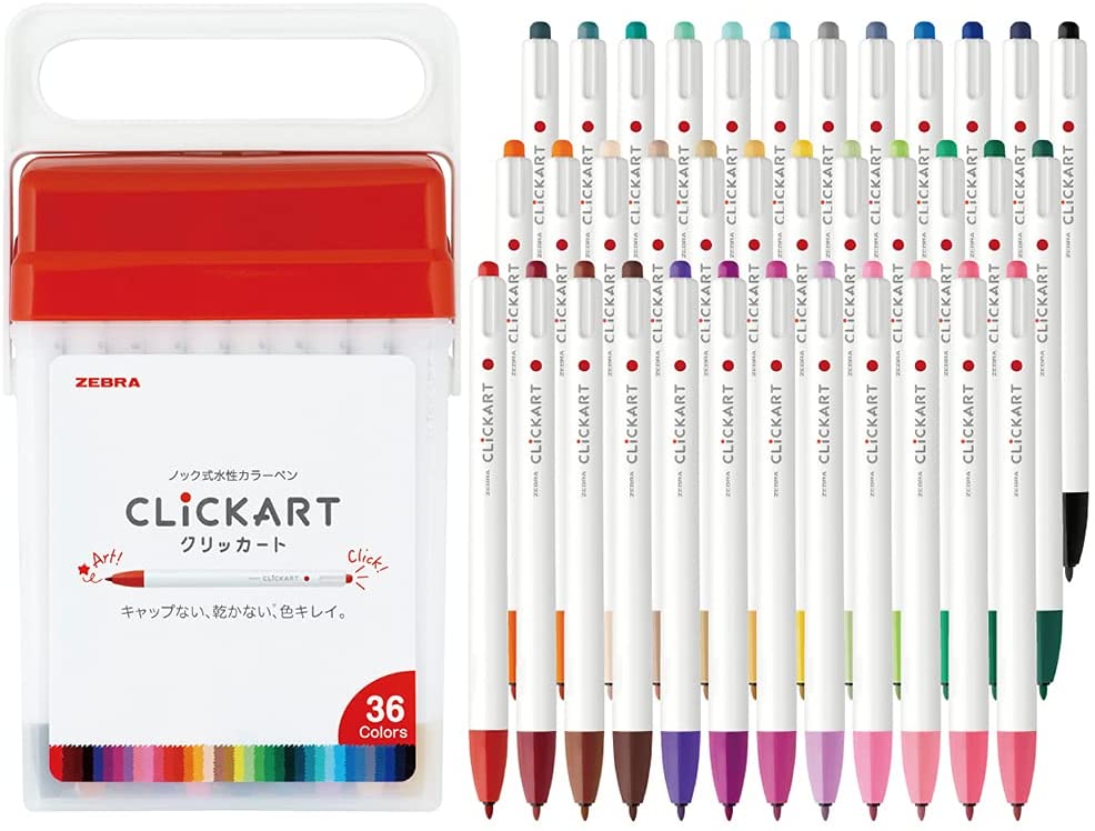 Zebra Click cart 36 color set
