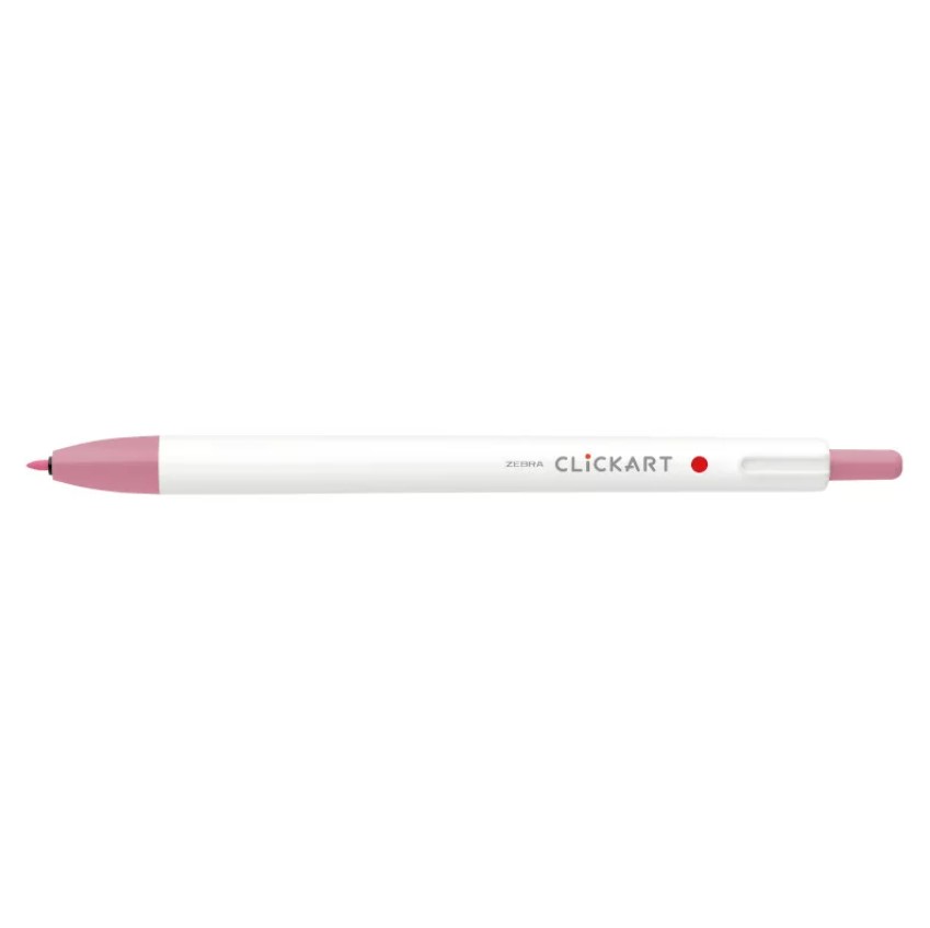 Zebra Click Art Pale Rose