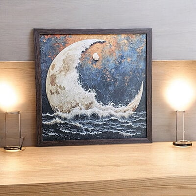 Celestial Moon Wall Art Celestial Moon Wall Art