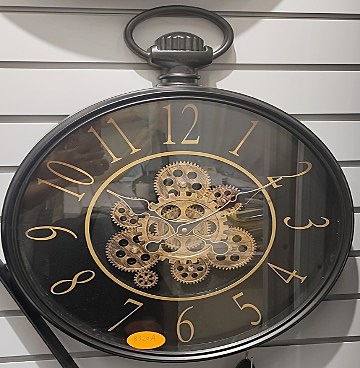 Wall Clock Antique Gear