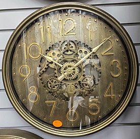 Wall Clock with Gears